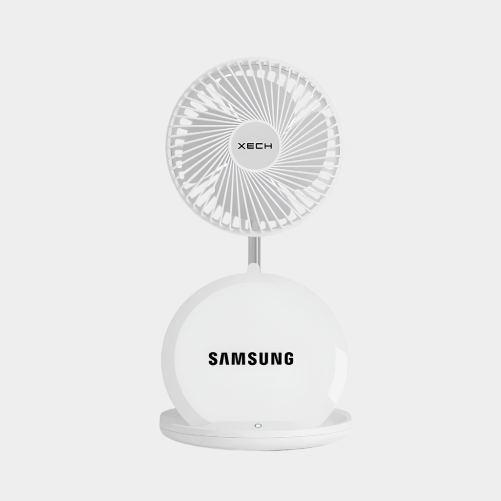 Aero Charge - 15W Fast Wireless Charger with Mini Fan