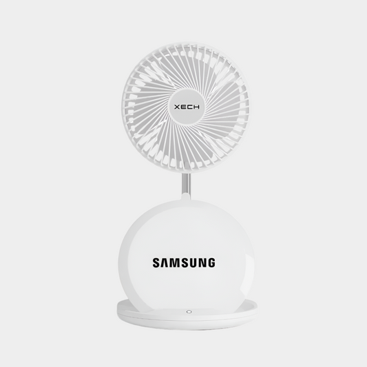 Aero Charge - 15W Fast Wireless Charger with Mini Fan