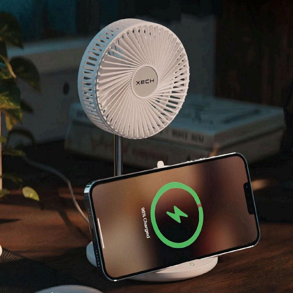Aero Charge - 15W Fast Wireless Charger with Mini Fan
