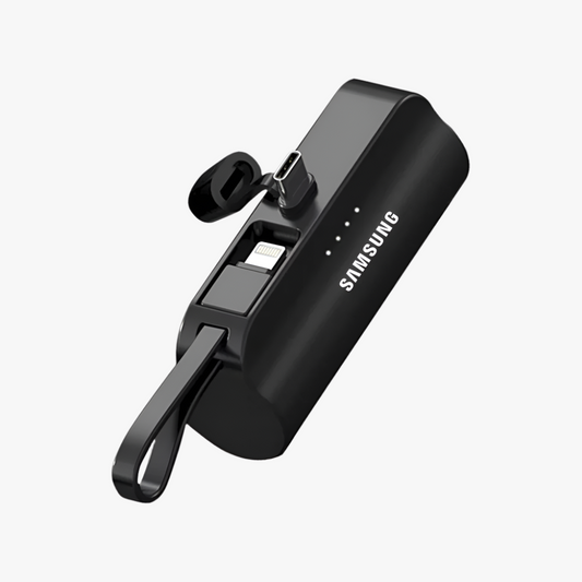 EnLite C 5000mAh Power Bank – Compact Charge in Sleek Black